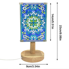 Load image into Gallery viewer, Special Shaped Crystal Drawing Kit Bedside Night Light USB Charge (Mandala #3)