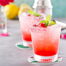 Load image into Gallery viewer, 8 PCS Acrylic Diamond Painting Art Coaster Kit with Holder (Flamingo #1)