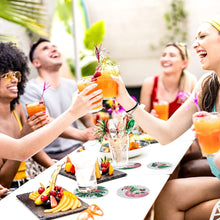 Load image into Gallery viewer, 8 PCS Acrylic Diamond Painting Art Coaster Kit with Holder (Flamingo #2)