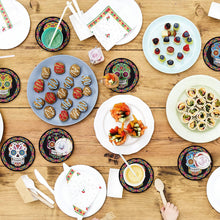 Load image into Gallery viewer, 8 PCS Acrylic Diamond Painting Art Coaster Kit with Holder for Adults (Skull)