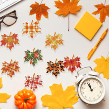 Load image into Gallery viewer, 8 PCS Acrylic Diamond Painting Art Coaster Kit with Holder for Adult(Maple Leaf)