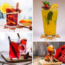 Load image into Gallery viewer, 8 PCS Acrylic Diamond Painting Art Coaster Kit with Holder for Adult(Maple Leaf)