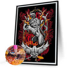 Load image into Gallery viewer, Diamond Painting - Full Round - gryffindor lion (50*60CM)