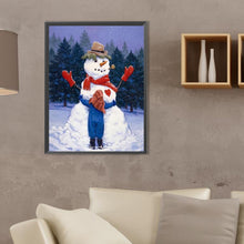 Load image into Gallery viewer, Diamond Painting - Full Square - snowy snowman (30*40CM)