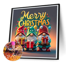 Load image into Gallery viewer, Diamond Painting - Full Round - christmas gnome (30*30CM)