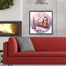Load image into Gallery viewer, Diamond Painting - Full Round - snow train (30*30CM)
