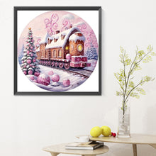 Load image into Gallery viewer, Diamond Painting - Full Round - snow train (30*30CM)