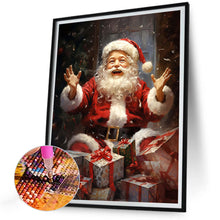 Load image into Gallery viewer, AB Diamond Painting - Full Round - Santa Claus with gift box (30*40CM)