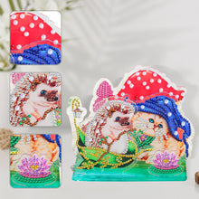 Load image into Gallery viewer, Acrylic Diamond Painting Desktop Decor for Home Office Desktop Decor (Hedgehog)