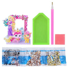 Load image into Gallery viewer, Acrylic Diamond Painting Desktop Decor for Home Office Decor (Princess and Fawn)