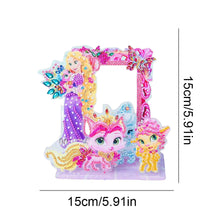 Load image into Gallery viewer, Acrylic Diamond Painting Desktop Decor for Home Office Decor (Princess and Fawn)