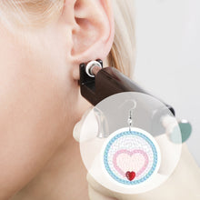 Load image into Gallery viewer, 12 Pairs Double Sided Diamond Painting Earrings for Women Girls (Flower)