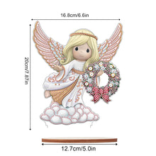 Load image into Gallery viewer, Wooden Xmas Doll Diamonds Painting Desktop Decor for Xmas Table Office Decor(#1)