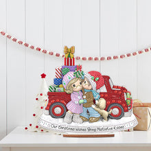 Load image into Gallery viewer, Wooden Xmas Doll Diamonds Painting Desktop Decor for Xmas Table Office Decor(#2)