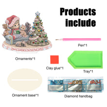Load image into Gallery viewer, Wooden Xmas Doll Diamonds Painting Desktop Decor for Xmas Table Office Decor(#5)