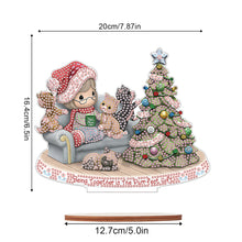 Load image into Gallery viewer, Wooden Xmas Doll Diamonds Painting Desktop Decor for Xmas Table Office Decor(#5)