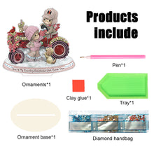 Load image into Gallery viewer, Wooden Xmas Doll Diamonds Painting Desktop Decor for Xmas Table Office Decor(#8)