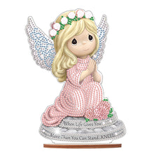 Load image into Gallery viewer, Wooden Xmas Doll Diamonds Painting Desktop Decor for Xmas Table Office Decor(#9)