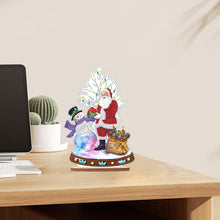Load image into Gallery viewer, Wooden Xmas Snowman Diamonds Painting Desktop Decor for Table Office Decor (#3)