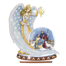 Load image into Gallery viewer, Wooden Jesus Angel Diamonds Painting Desktop Decor for Table Office Decor (#1)
