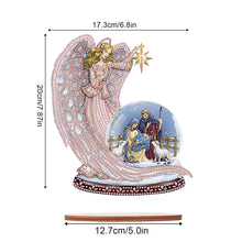 Load image into Gallery viewer, Wooden Jesus Angel Diamonds Painting Desktop Decor for Table Office Decor (#1)