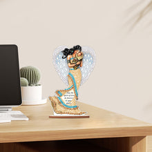 Load image into Gallery viewer, Wooden Jesus Angel Diamonds Painting Desktop Decor for Table Office Decor (#2)