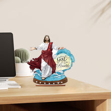 Load image into Gallery viewer, Wooden Jesus Angel Diamonds Painting Desktop Decor for Table Office Decor (#3)
