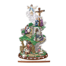 Load image into Gallery viewer, Wooden Jesus Angel Diamonds Painting Desktop Decor for Table Office Decor (#4)