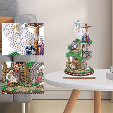 Load image into Gallery viewer, Wooden Jesus Angel Diamonds Painting Desktop Decor for Table Office Decor (#4)