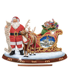 Load image into Gallery viewer, Wooden Santa Diamond Painting Tabletop Ornaments Kit for Table Office Decor (#3)