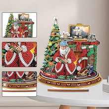 Load image into Gallery viewer, Wooden Santa Diamond Painting Tabletop Ornaments Kit for Table Office Decor (#5)