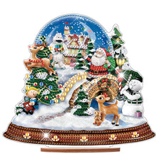 Load image into Gallery viewer, Wooden Santa Diamond Painting Tabletop Ornaments Kit for Table Office Decor (#8)