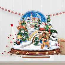 Load image into Gallery viewer, Wooden Santa Diamond Painting Tabletop Ornaments Kit for Table Office Decor (#8)