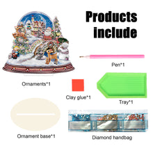 Load image into Gallery viewer, Wooden Santa Diamond Painting Tabletop Ornaments Kit for Table Office Decor (#8)