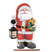 Load image into Gallery viewer, Wooden Santa Diamond Painting Tabletop Ornaments Kit for Table Office Decor (#9)