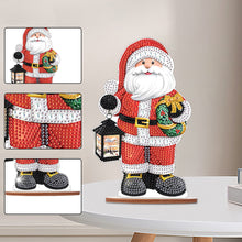Load image into Gallery viewer, Wooden Santa Diamond Painting Tabletop Ornaments Kit for Table Office Decor (#9)
