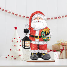 Load image into Gallery viewer, Wooden Santa Diamond Painting Tabletop Ornaments Kit for Table Office Decor (#9)