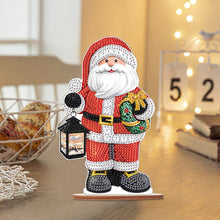 Load image into Gallery viewer, Wooden Santa Diamond Painting Tabletop Ornaments Kit for Table Office Decor (#9)