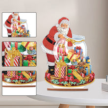 Load image into Gallery viewer, Wooden Santa Diamond Painting Tabletop Ornaments Kit for Table Office Decor(#10)
