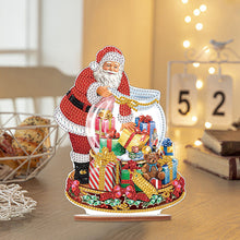 Load image into Gallery viewer, Wooden Santa Diamond Painting Tabletop Ornaments Kit for Table Office Decor(#10)