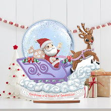 Load image into Gallery viewer, Wooden Santa Diamond Painting Tabletop Ornaments Kit for Table Office Decor(#11)