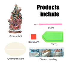 Load image into Gallery viewer, Wooden Christmas Diamond Painting Tabletop Ornament for Table Office Decor (#2)