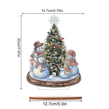 Load image into Gallery viewer, Wooden Christmas Diamond Painting Tabletop Ornament for Table Office Decor (#3)