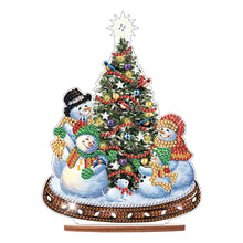 Load image into Gallery viewer, Wooden Christmas Diamond Painting Tabletop Ornament for Table Office Decor (#3)