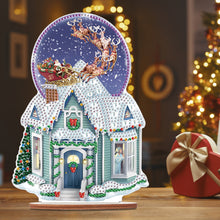 Load image into Gallery viewer, Wooden Christmas Diamond Painting Tabletop Ornament for Table Office Decor (#4)