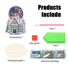 Load image into Gallery viewer, Wooden Christmas Diamond Painting Tabletop Ornament for Table Office Decor (#4)