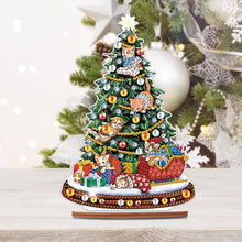 Load image into Gallery viewer, Wooden Christmas Diamond Painting Tabletop Ornament for Table Office Decor (#6)
