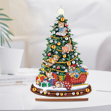 Load image into Gallery viewer, Wooden Christmas Diamond Painting Tabletop Ornament for Table Office Decor (#6)