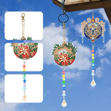 Load image into Gallery viewer, 2PCS Suncatcher Diamond Painting Hanging Decor for Kid DIY Craft (Xmas Ball #10)