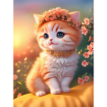 Load image into Gallery viewer, Diamond Painting - Full Round - cat (30*40CM)